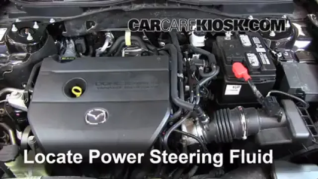 2012 Mazda 6 i 2.5L 4 Cyl. Liquide de direction assistée Rajouter des liquides